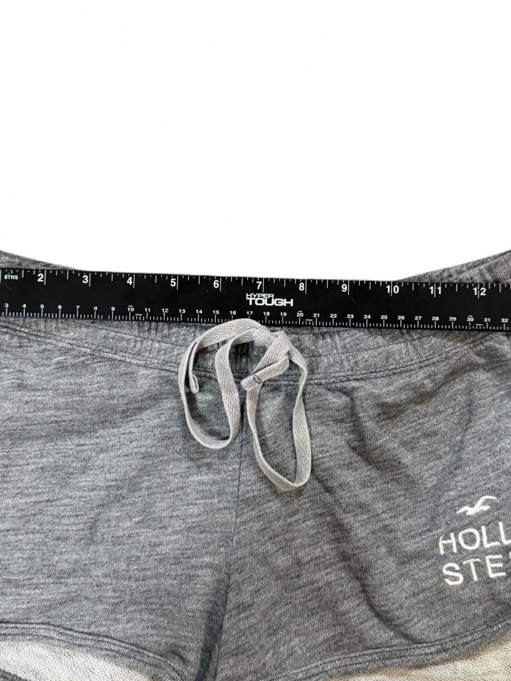 Vintage Y2K Hollister Co. Gray Logo Shorts Women’s Size S - Picture 4 of 7